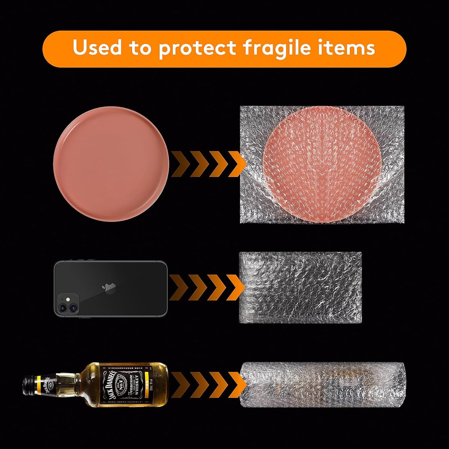 50PCS Clear Bubble Pouches Wrap Bags, 10 x 14 Inch Bubble Out Bag Pouch for Packing & Shipping, Double Layer Bubble Cushion Wrap Bags Protective Bubble Pouches Bags for Moving and Storage