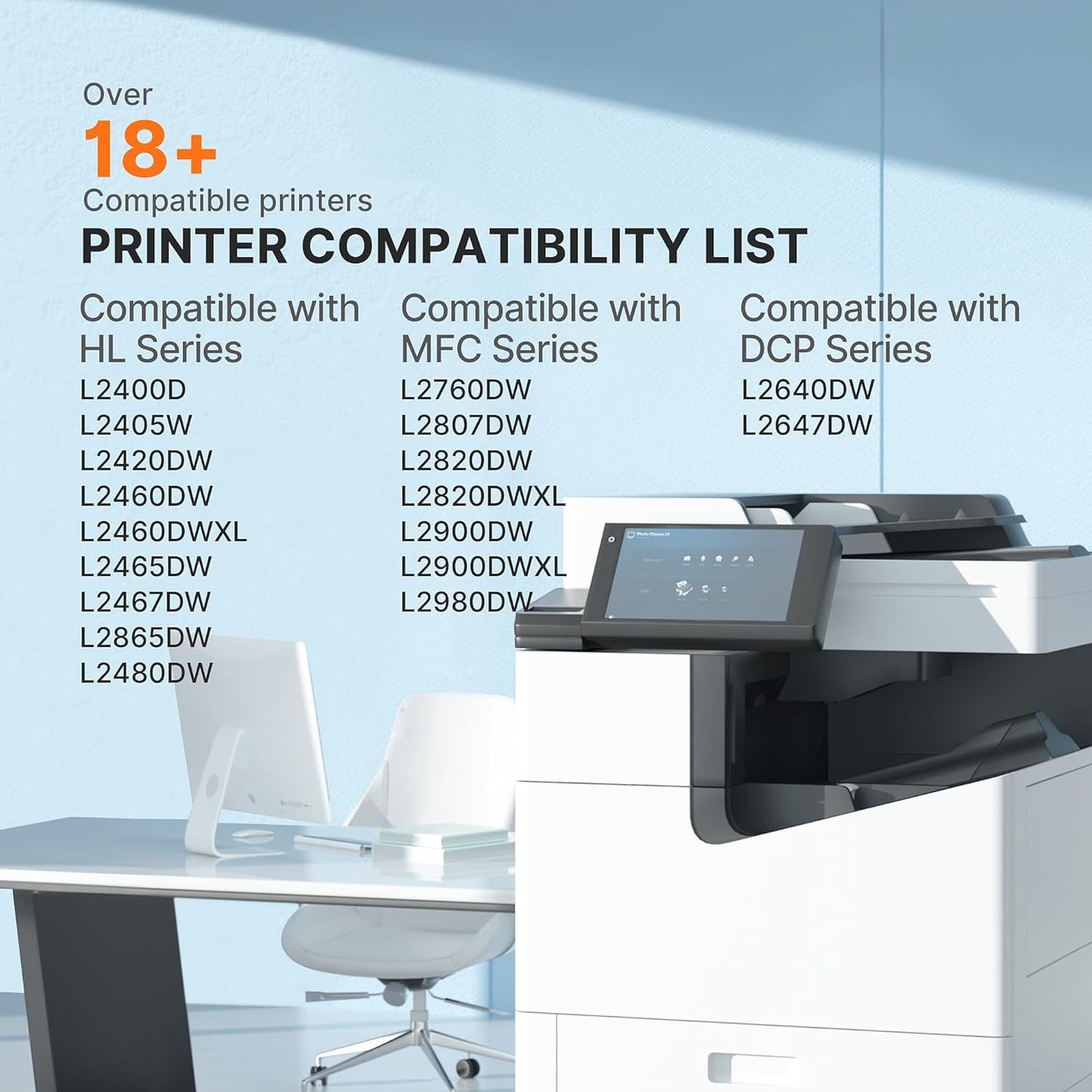 E-Z Ink Compatible TN830 Toner Cartridge Replacement for Brother TN830 TN830XL TN 830 Toner Cartridges to use with HL-L2460DW DCP-L2640DW HL-L2400D HL-L2480DW HL-L2405W MFC-L2820DW Printer (1 Black)