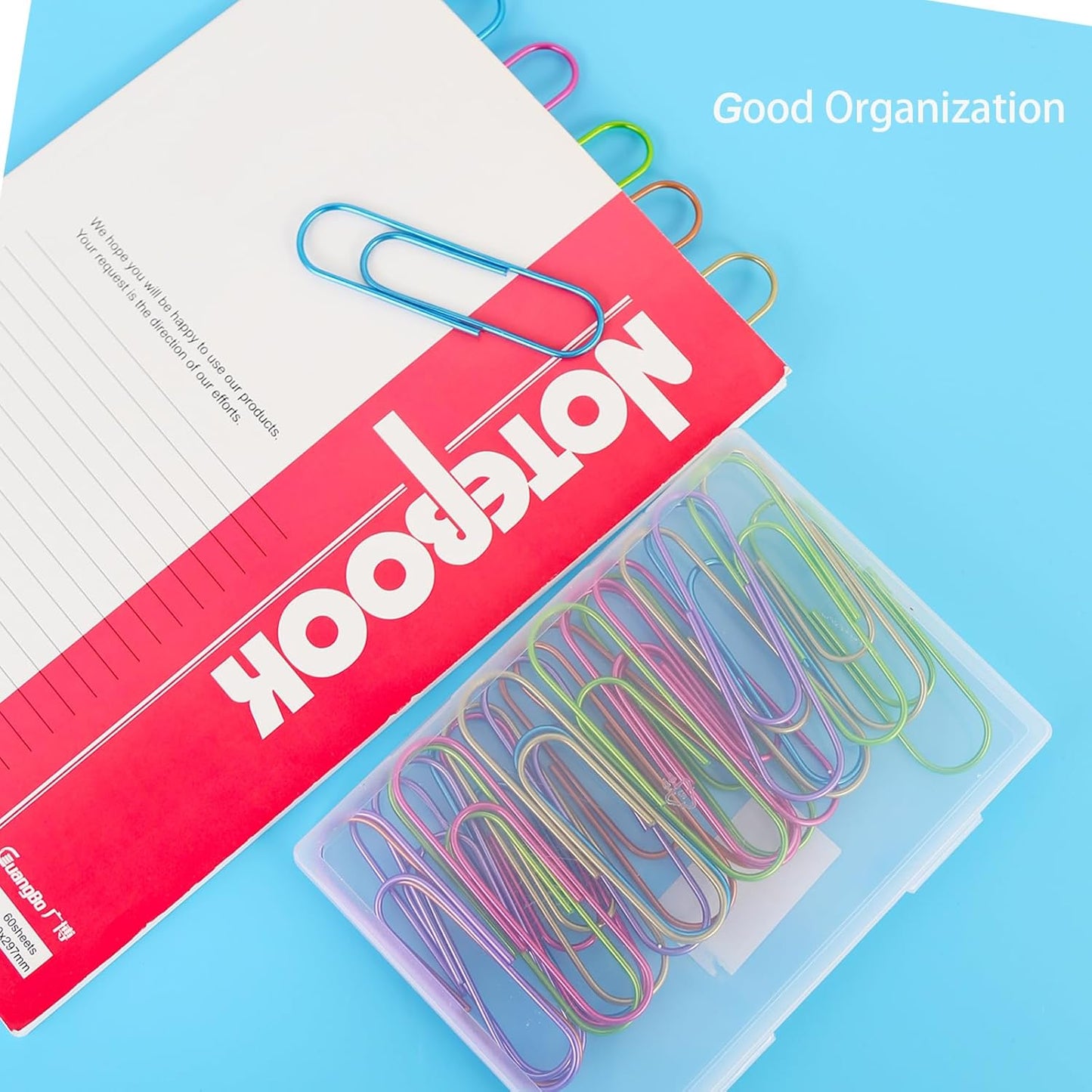 Ufmarine 42 Pcs Jumbo Paper Clips, Extra Large Pape Clips 4 inch, Giant Paperclips for Office