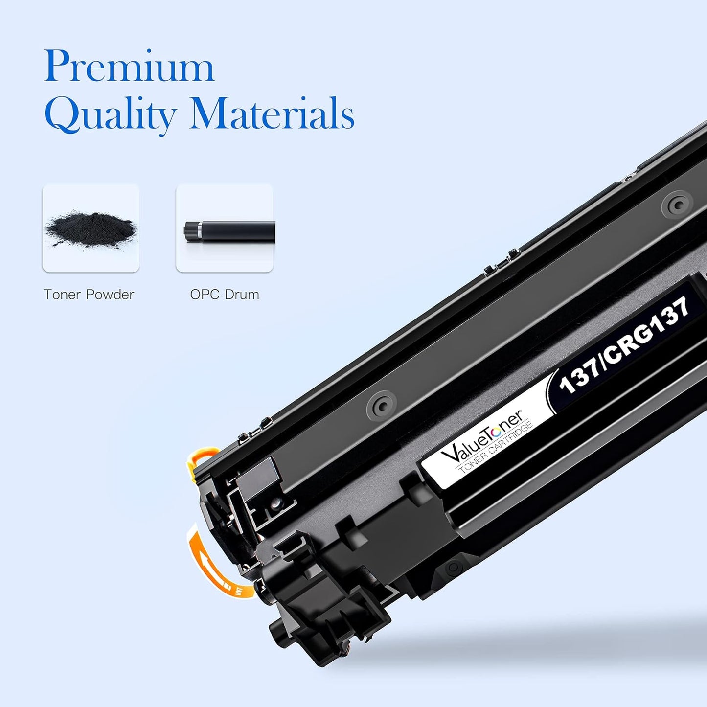 Valuetoner Compatible Toner Cartridge Replacement for Canon 137 black toner cartridge CRG137 9435B001AA for Canon ImageClass D570 MF236n MF247dw MF227dw MF229dw MF232W MF217w MF244dw MF249dw (2 Black)