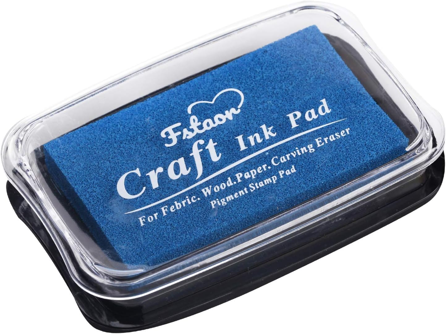 Large Finger Ink Pads for Kids Washable Craft Ink Stamp Pads, DIY for Rubber Stamps, Paper, Scrapbooking, Wood Fabric, Best Gift for Kids (3 x2inch Blue)