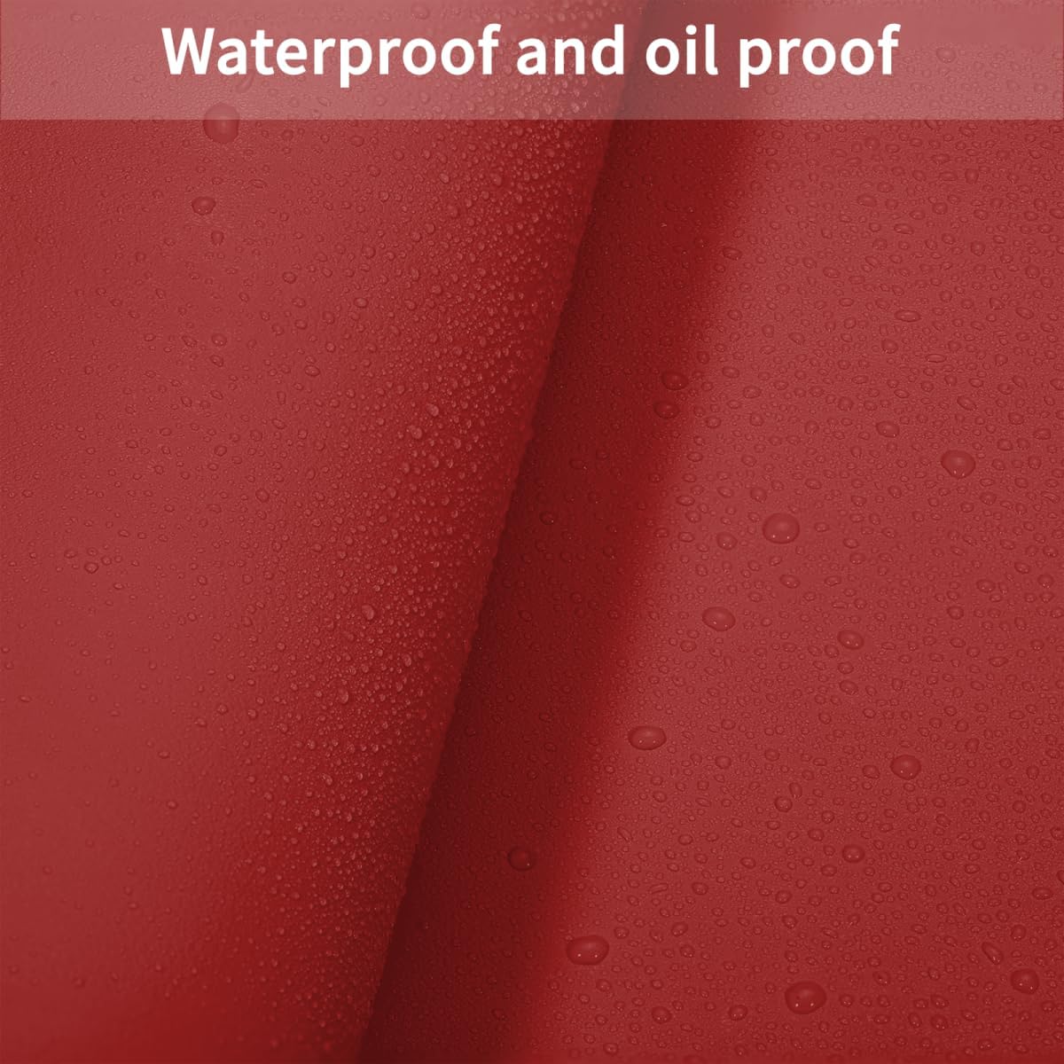 Leather Table Cover,1.8mm Thick,12x96 Inch Desk Cover,Dresser Cover Top,Dresser Protector Top,Dresser Cover,End Table Cover.(Black+Wine Red,12x96)