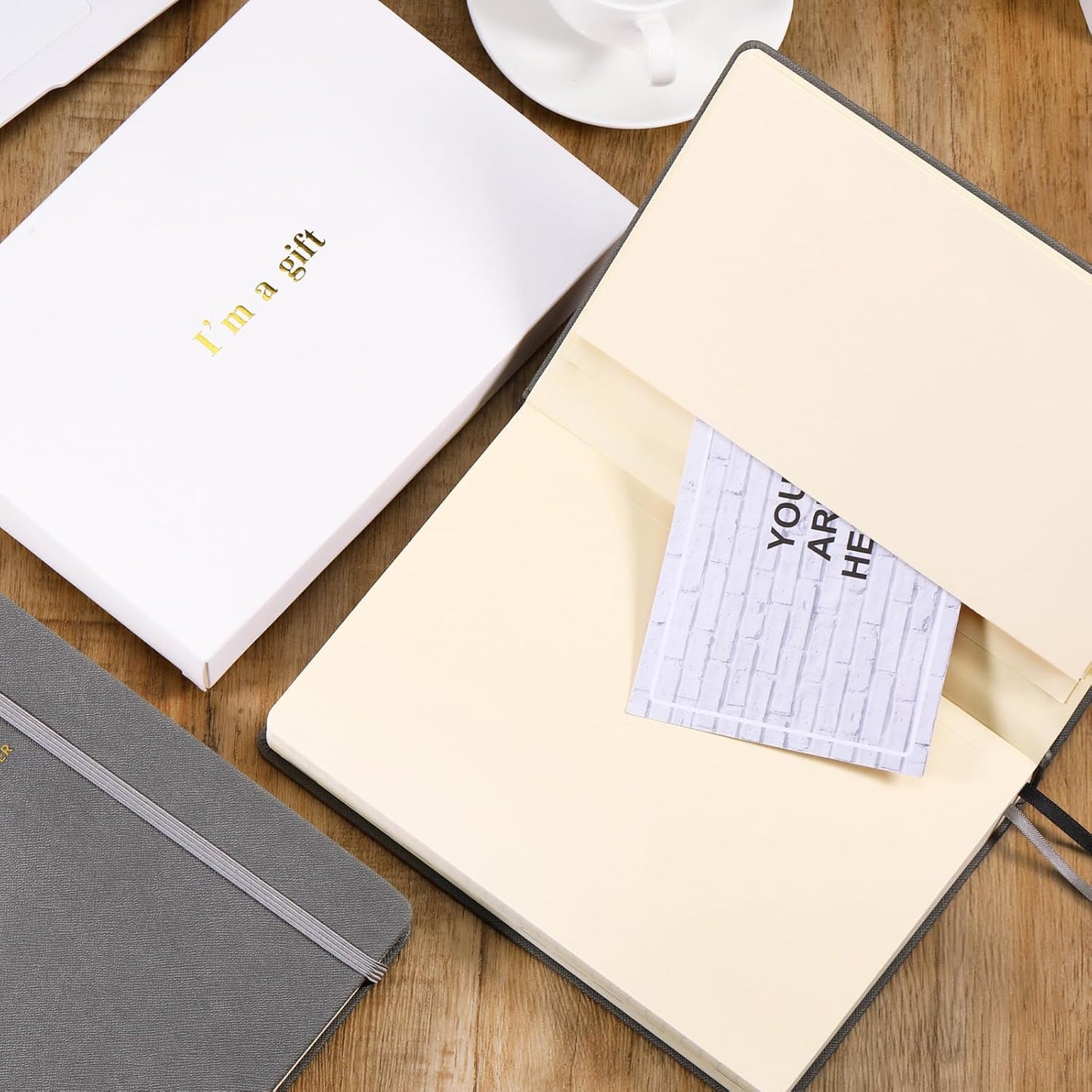 Planner 2026-2027 - 2026-2027 Planner Weekly and Monthly, Jul. 2026 - Jun. 2027, 5.75" x 8.25", Leather Planners with Thick Paper, Hardcover, Pen Loop, Back Pocket with Notes Pages - Grey