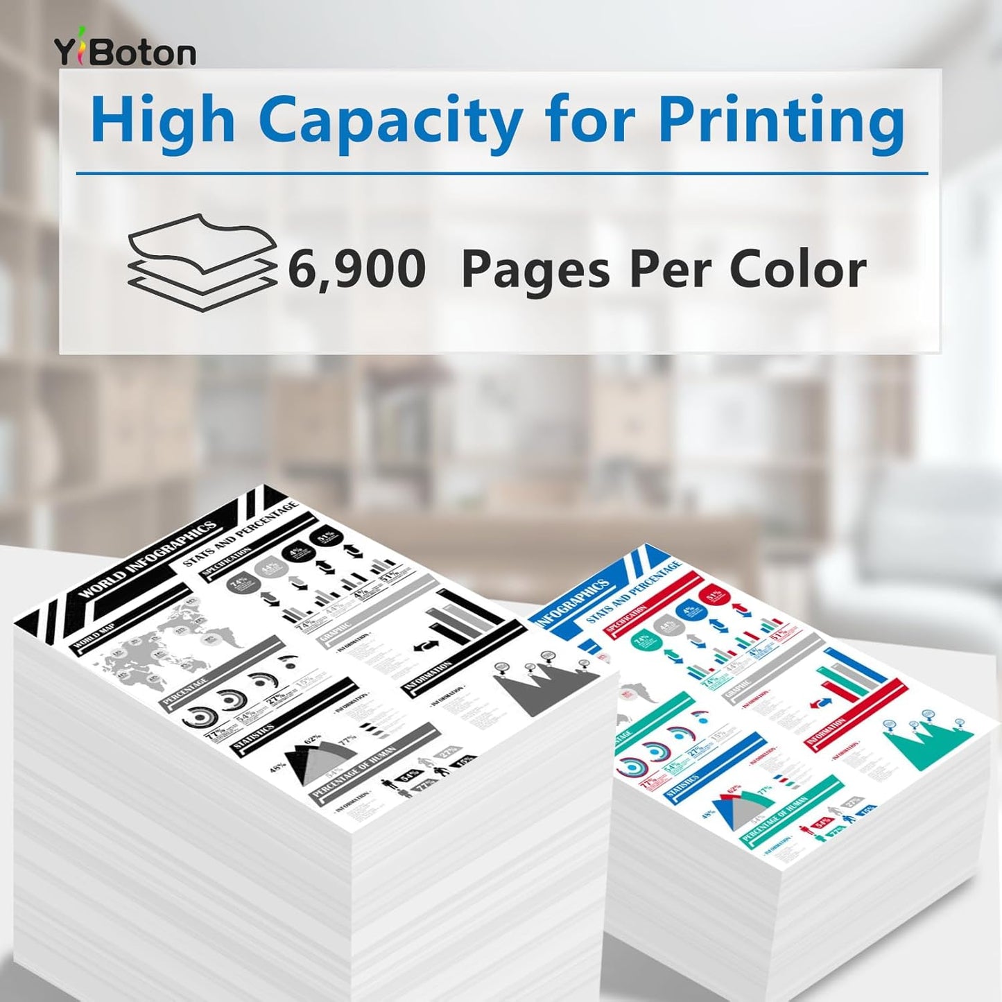 T09 Yellow Toner Cartridges with Chip 3017C005AA Replacement for T09 Toner Suitable for ImageCLAss X LBP1127C MF1127C Printer