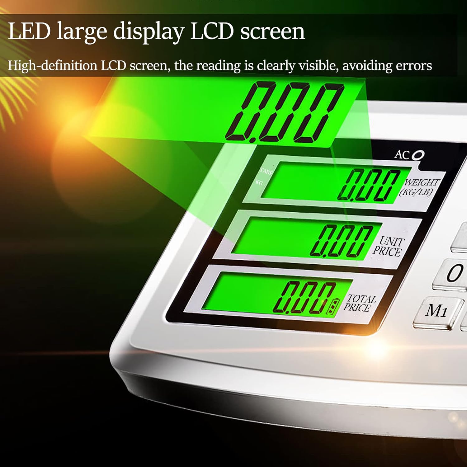 660lb Floor Industrial Platform Scale with Removable Guardrail Digital Scale with Accurate LB/KG High-Definition Displa Foldable for Weighing Luggage Package Shipping Double Sided Display - Lumora Desk