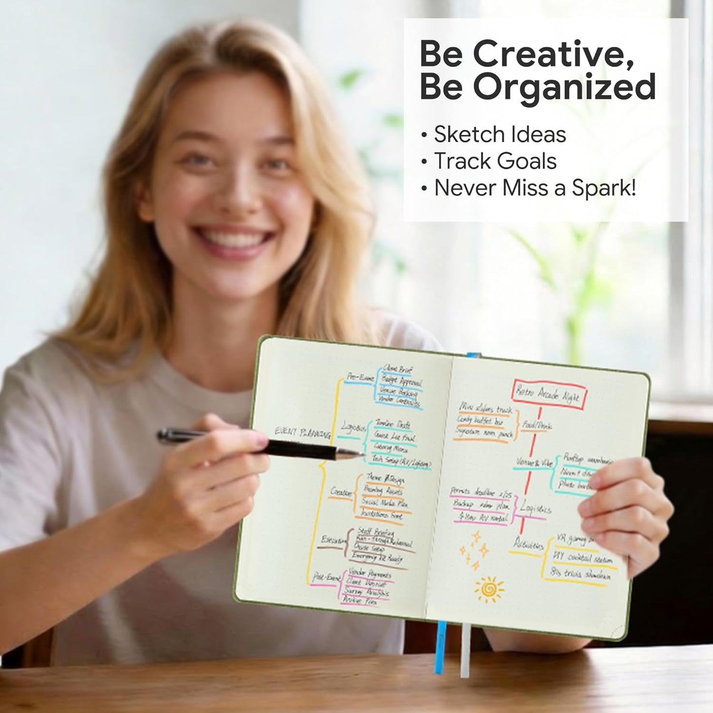 2026-2027 Weekly and Monthly Planner (July 2026–December 2027), 6.5"x8.5", Vertical Layout, 18 Months Agenda with Month Tabs & Pocket, Academic Calendar with Vegan Leather Cover,Olive Green