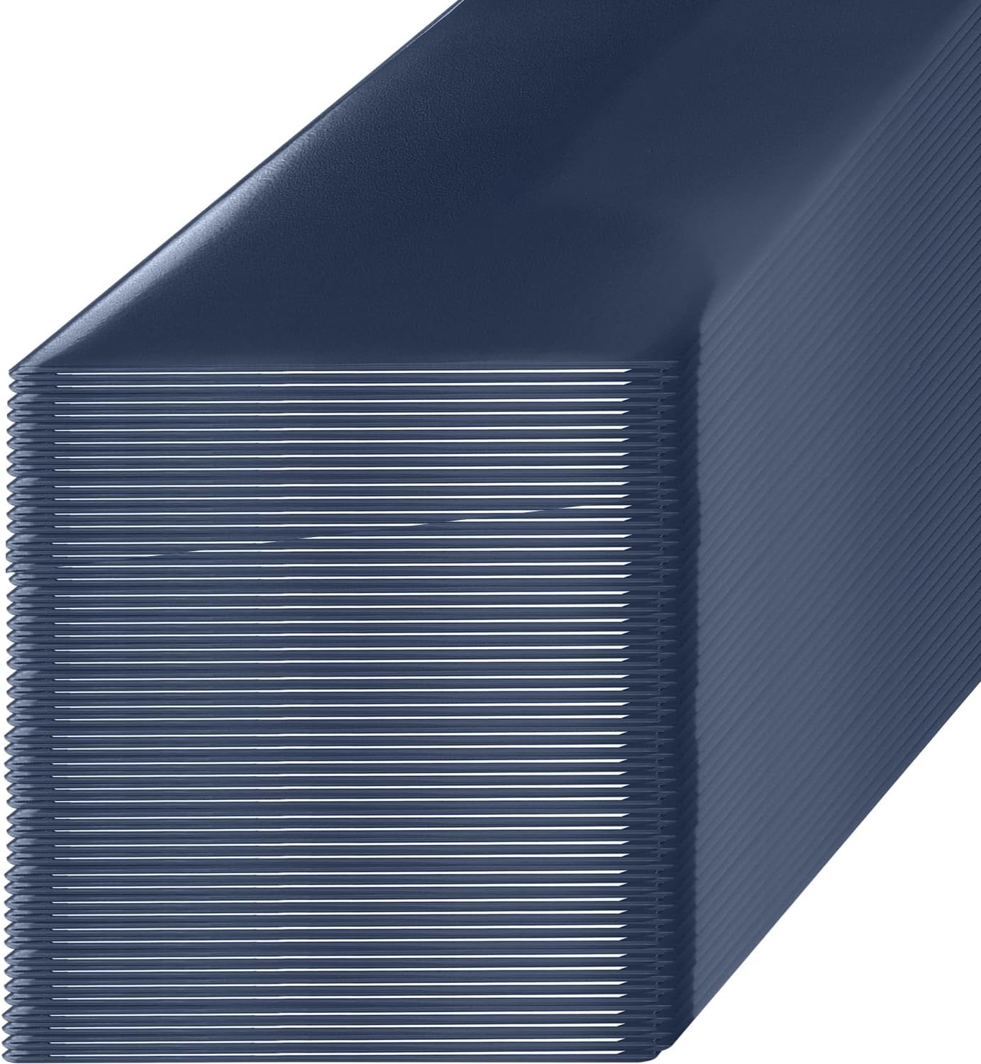 Certificate Holders 8.5"x11" Graduation Diploma Cover Document Leather Folders,Navy Blue-100 Pack