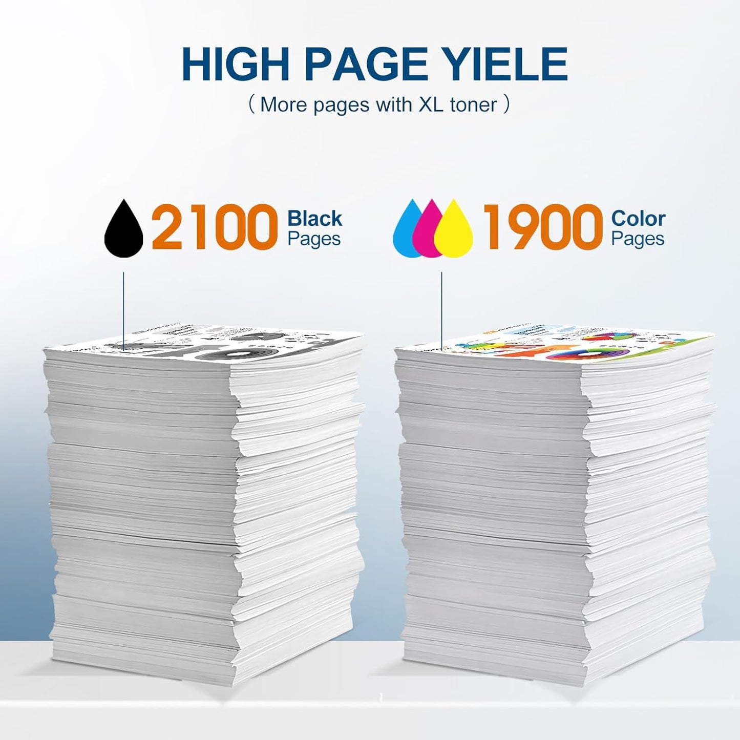 069 Toner Cartridge Set Replacement for Canon 069 Toner Cartridge 4 Pack Works for Canon Color ImageCLASS Mf753cdw MF751Cdw MF752Cdw LBP674Cdw MF752Cdw MF756Cx LBP673Cdw Printer (BK, C, Y, M)