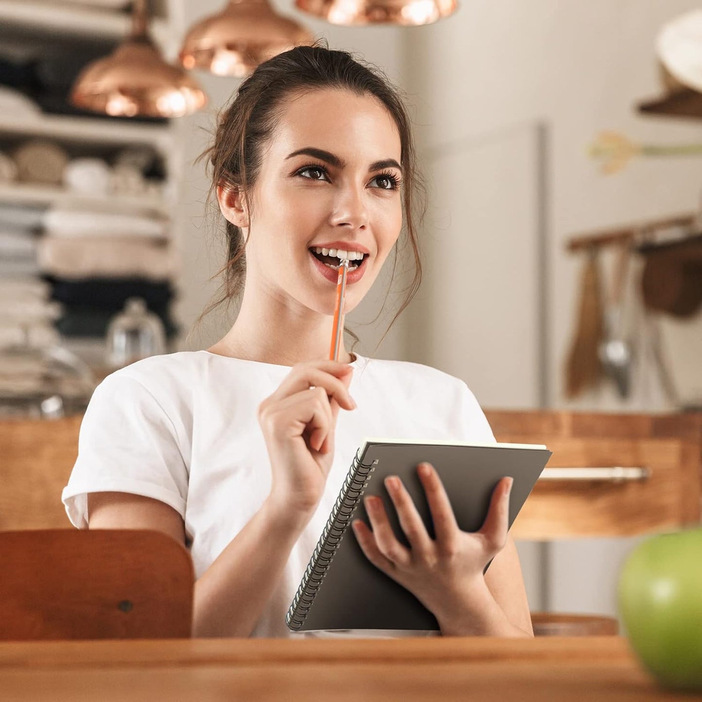 Yahenda Spiral Notebook Bulk A5 Journal Lined 8.3'' x 5.5'' Writing Composition Paper Small Notepad Subject Notebook for Students Office Business Back to School Supplies(Dark Gray,36 Pcs)