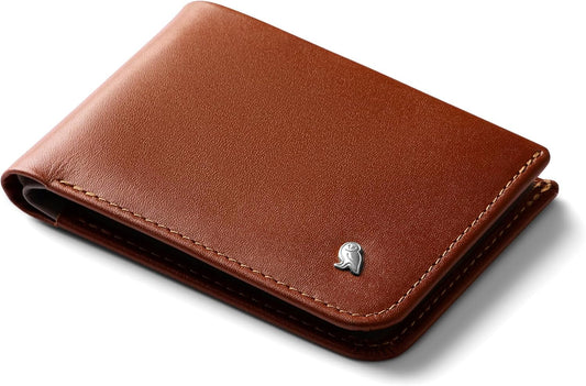 Bellroy Hide & Seek Wallet (Slim Leather Bifold Design, RFID Protected, Holds 5-12 Cards, Coin Pouch, Flat Note Section, Hidden Pocket)