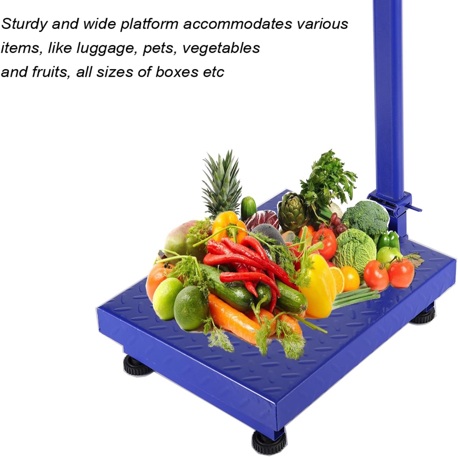 TUFFIOM 661lbs Weight Electronic Platform Scale,Digital Floor Heavy Duty Folding Scales,Stainless Steel High-Definition LCD Display,Perfect for Luggage Shipping Mailing Package Price - Lumora Desk