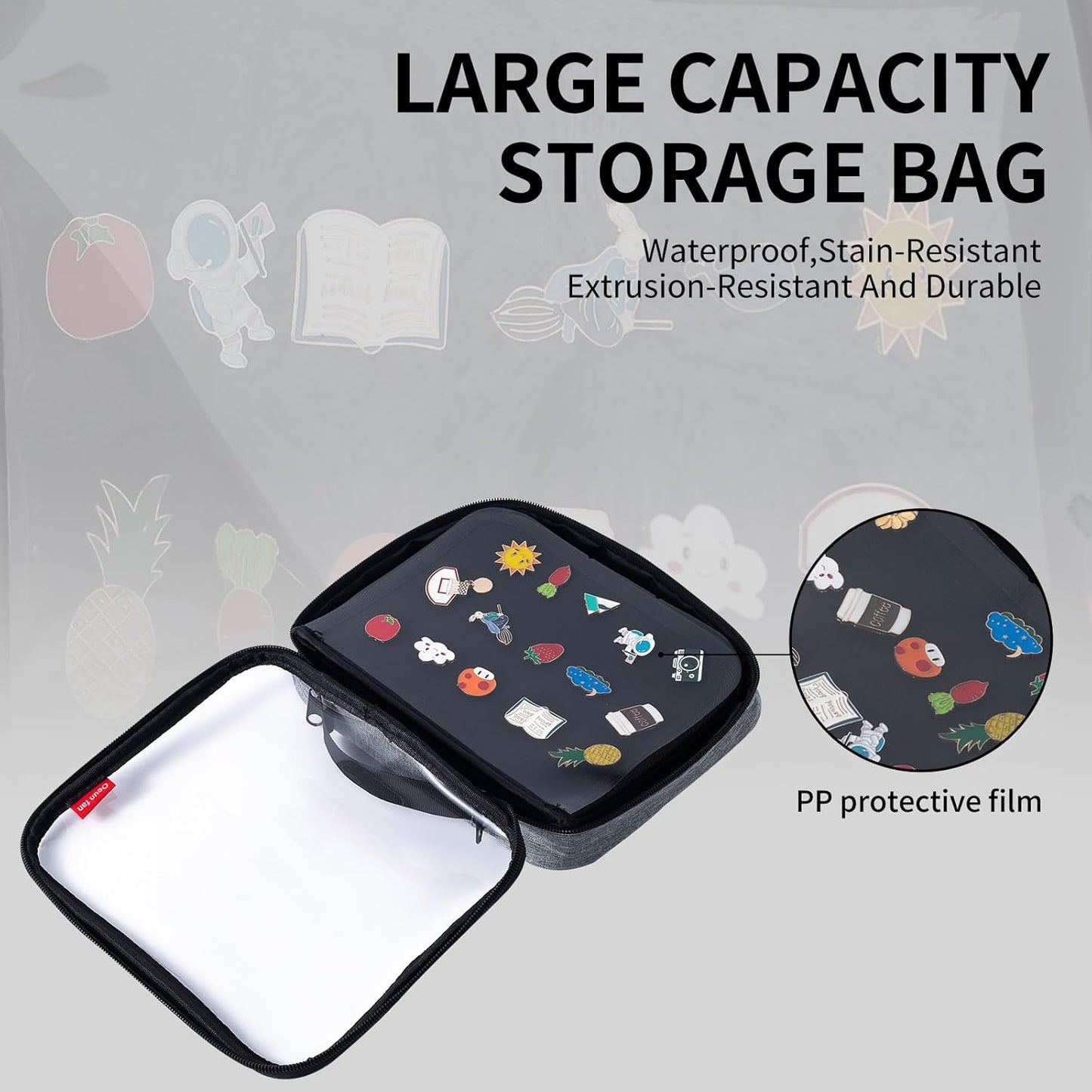 Pin Bag Pin Display Book - Lumora Desk