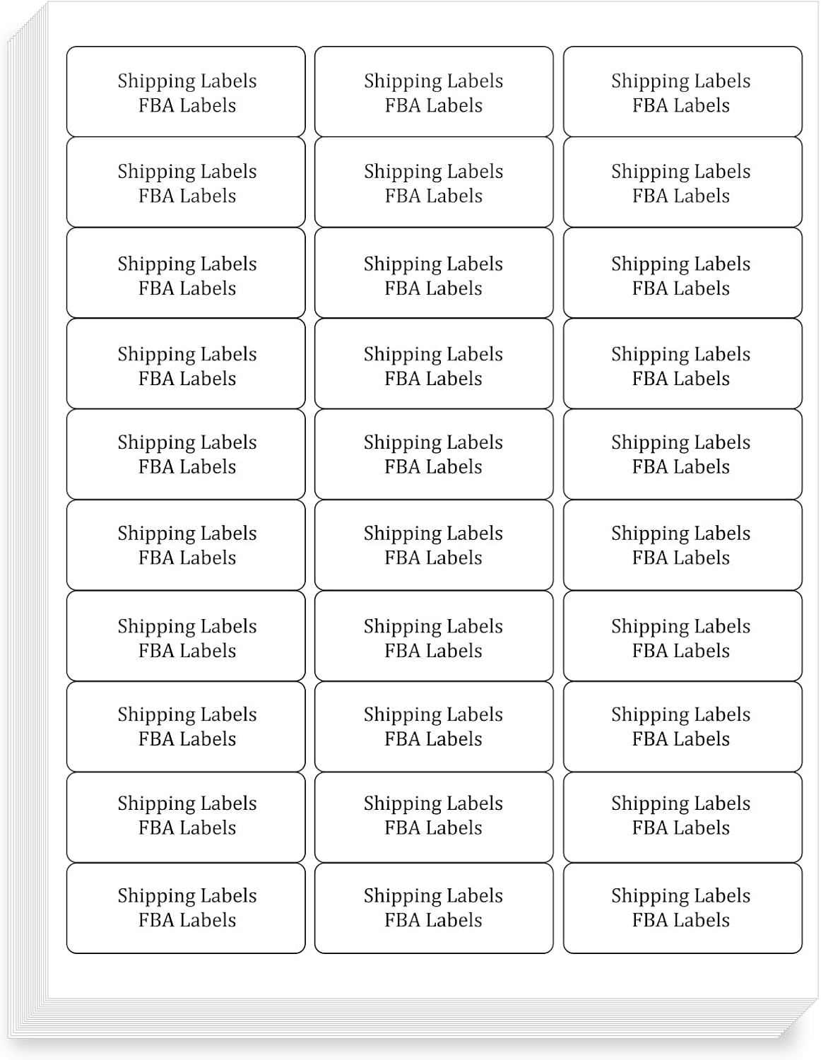 FungLam 1" x 2-5/8" Shipping Address Labels 900 Label Stickers Paper for Laser/Inkjet Printer 30 per Page Printable Mailing Labels (30 Sheets, 900 Labels) - Lumora Desk