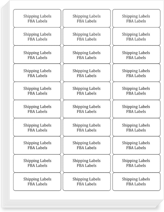 FungLam 1" x 2-5/8" Shipping Address Labels 900 Label Stickers Paper for Laser/Inkjet Printer 30 per Page Printable Mailing Labels (30 Sheets, 900 Labels) - Lumora Desk