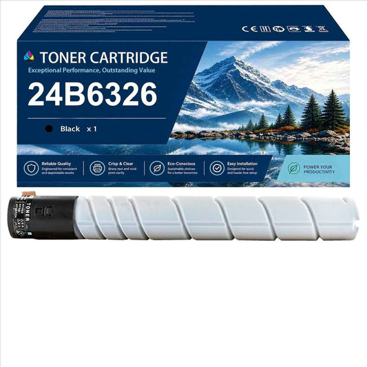 Compatible with Lexmark 24B6326 Toner Cartridge Fits for Lexmark XM9145 XM9155 XM9165 XM9100 Printers, 1 Black, Up to 25000 Pages
