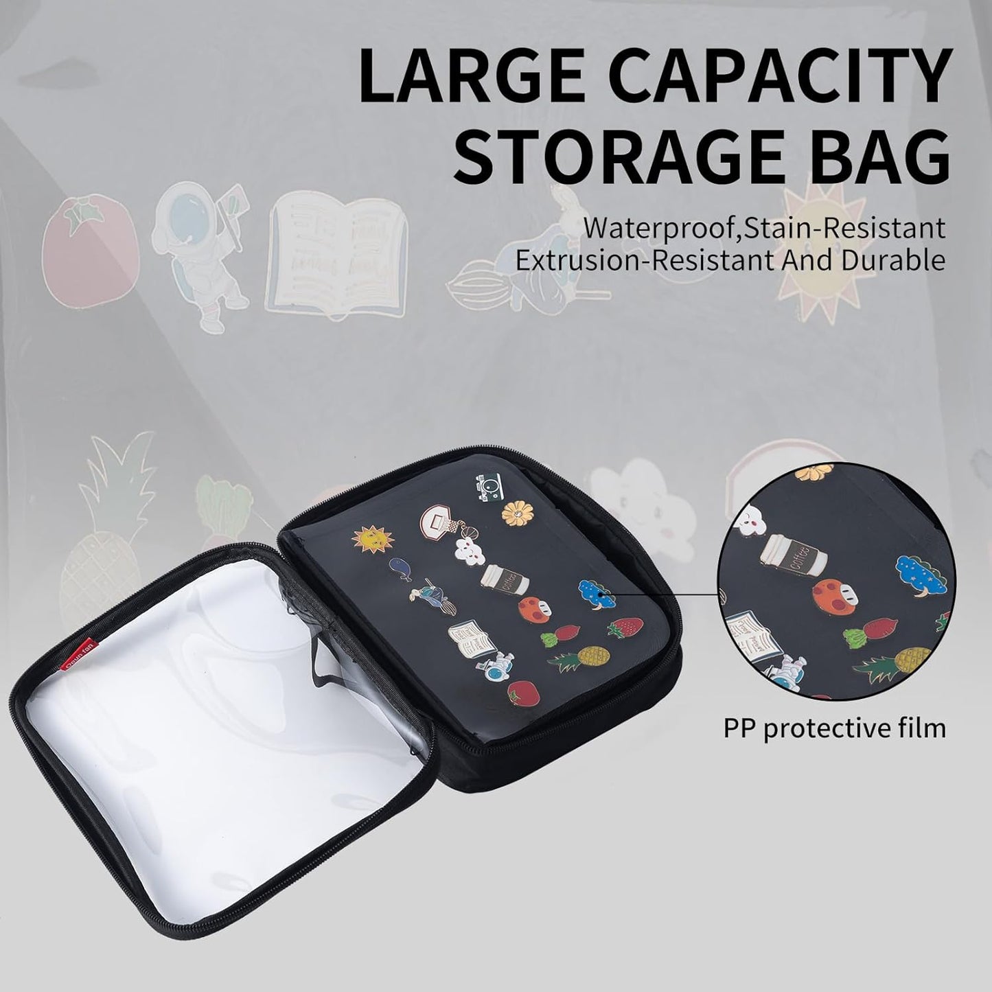 Pin Bag Pin Display Book - Lumora Desk