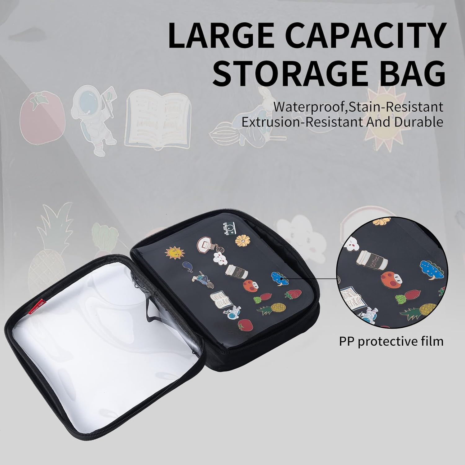 Pin Bag Pin Display Book - Lumora Desk