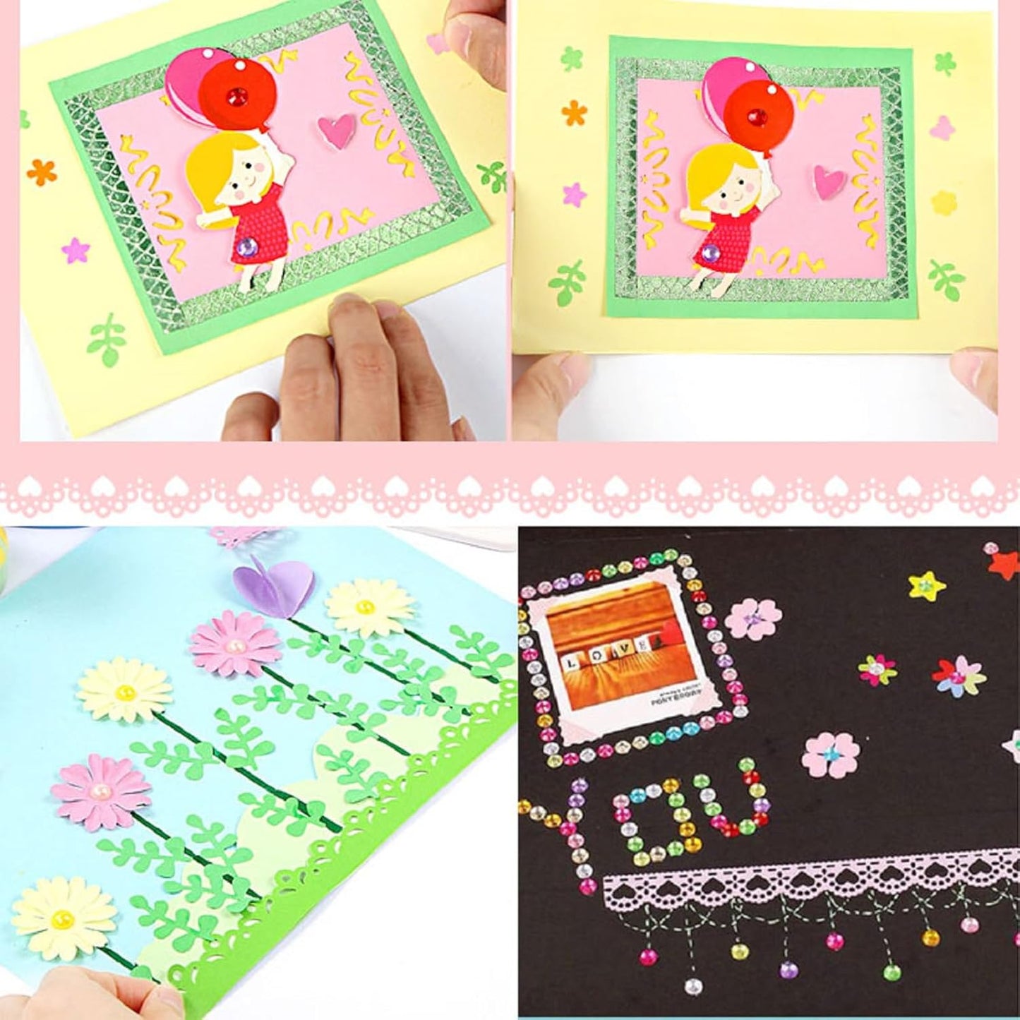 MIAO JIN Craft Punch - Hemming & Edge Punch for Scrapbooking, DIY Art, Gift & Wedding Cards