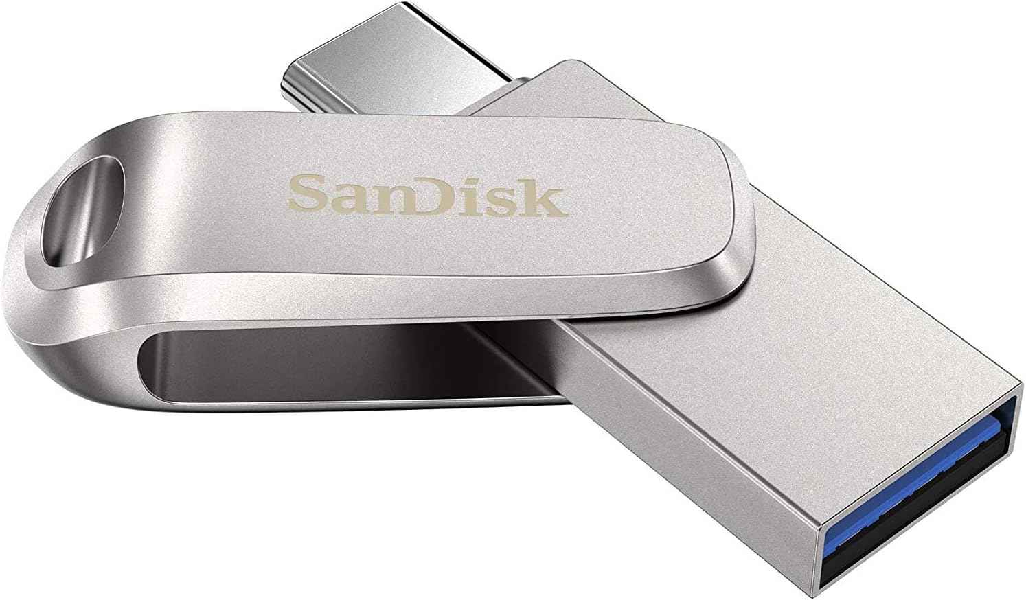 SanDisk Ultra Dual Drive Luxe USB Type-C 512GB Flash Drive for Smartphones, Tablets, and Computers - High Speed USB 3.1 Pen Drive (SDDDC4-512G-G46) Bundle with (1) Everything But Stromboli Lanyard