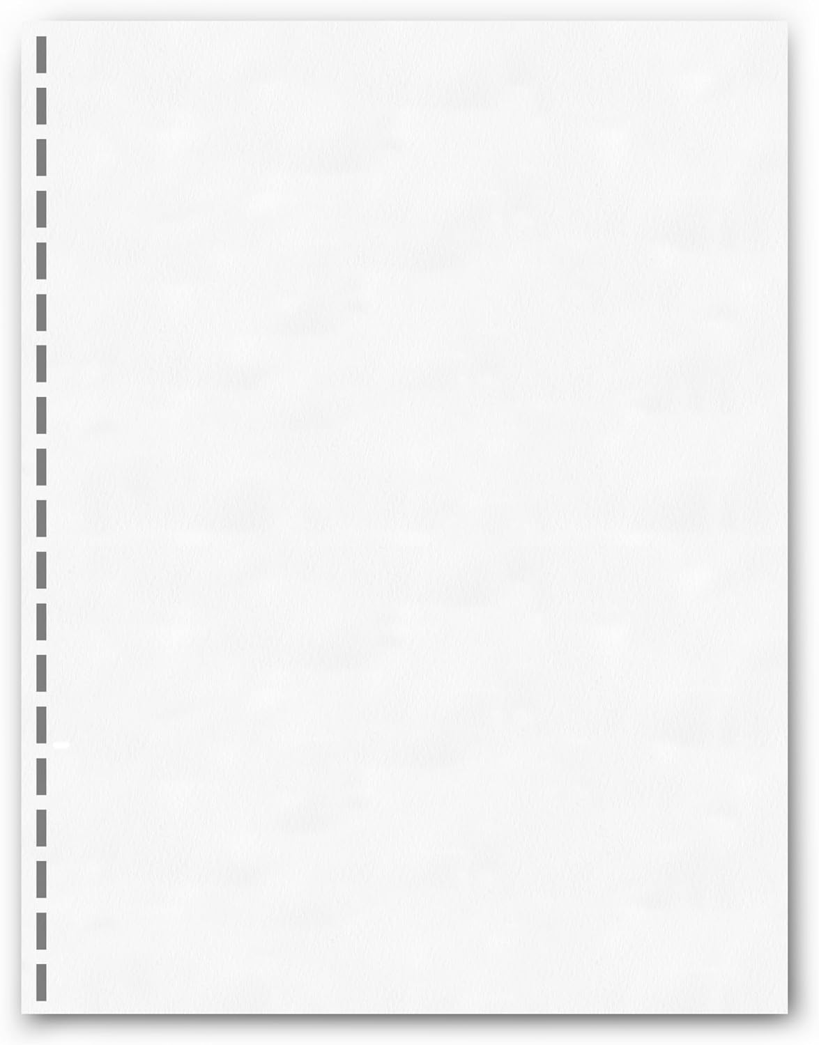 PrintWorks Professional Prepunched Paper, 8.5 x 11, 20 lb, GBC CombBind 19-Hole Punched Report & Presentation Paper, 500 Sheets, White (04328)