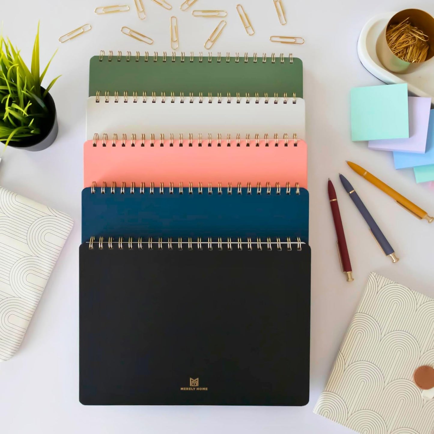 Undated Weekly Schedule | Business Planner | 8.25” x 11.75” ADHD Organizer | Premium Multi-Layout Schedule | Pink | Landscape Layout