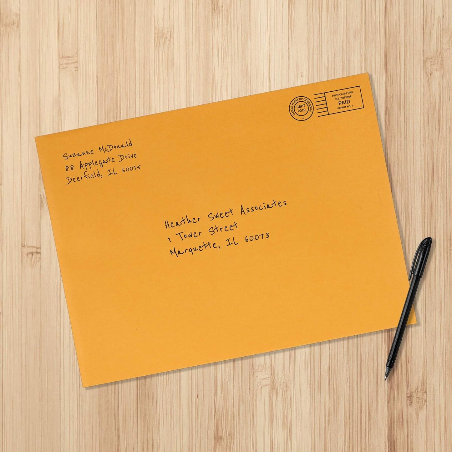 Amazon Basics Clasp Kraft Envelopes, Gummed Mailing Envelope, 9 x 12 inch, 100-Pack - Lumora Desk
