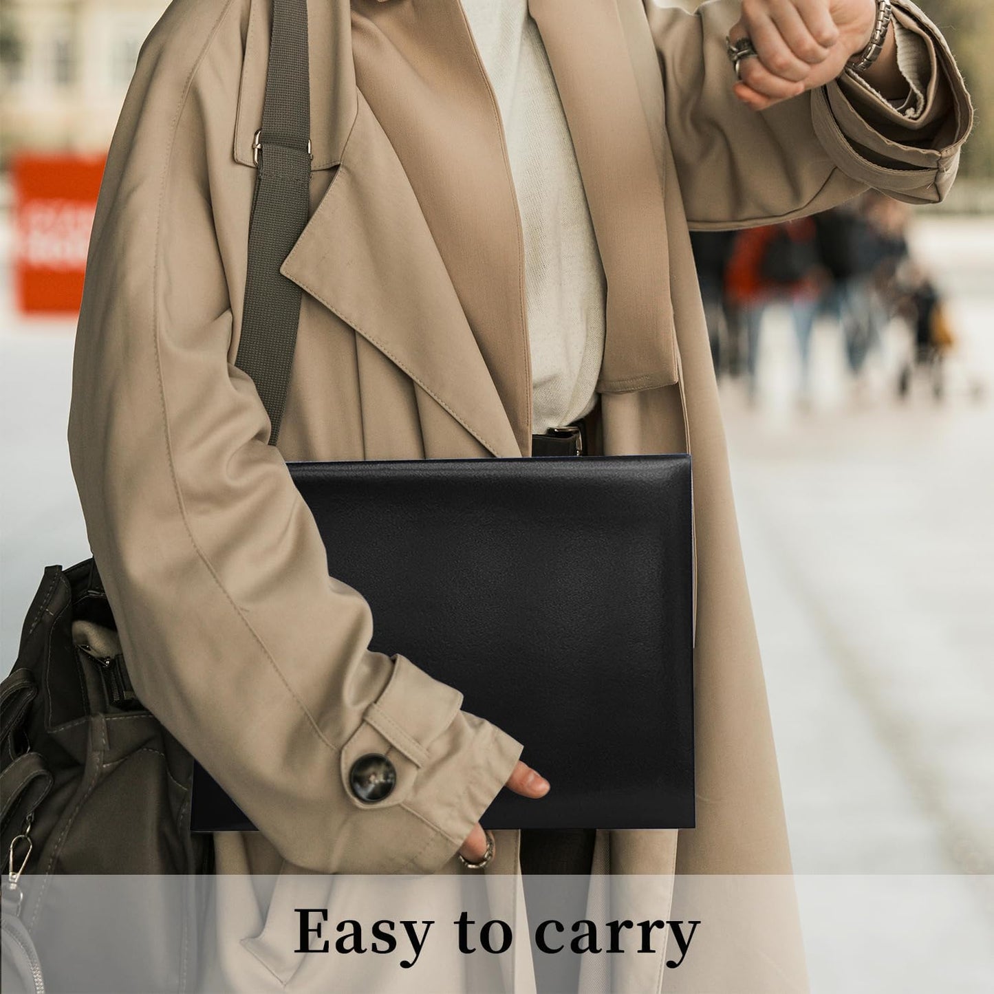 Certificate Holders 8.5"x11" Graduation Diploma Cover Document Leather Folders,Black-100 Pack