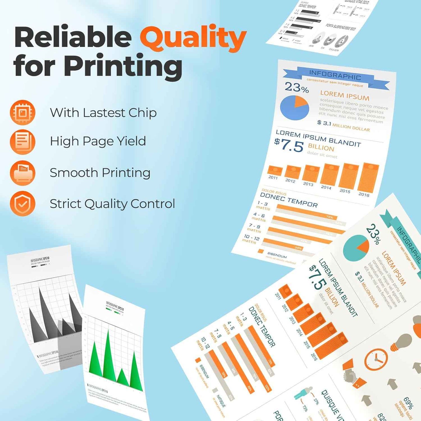 414A Toner Cartridge 4 Pack High Yield MFP M479fdw (with Chip) Compatible for HP 414A 414X Work for Color Laser Jet Pro MFP M479fdw Toner M454dw M454dn M455dn MFP M480f M479dw M479fdn Printer W2020A