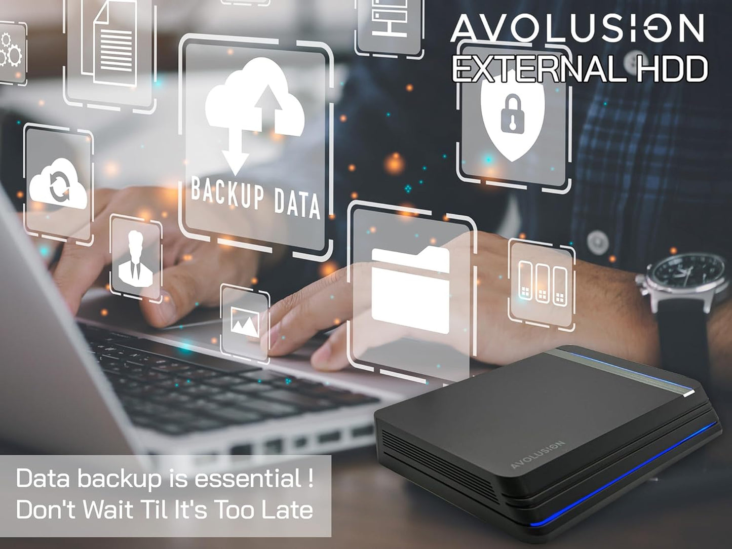 Avolusion PRO-X USB 3.0 External Hard Drive for WindowsOS Desktop PC/Laptop - (14TB) (Renewed)