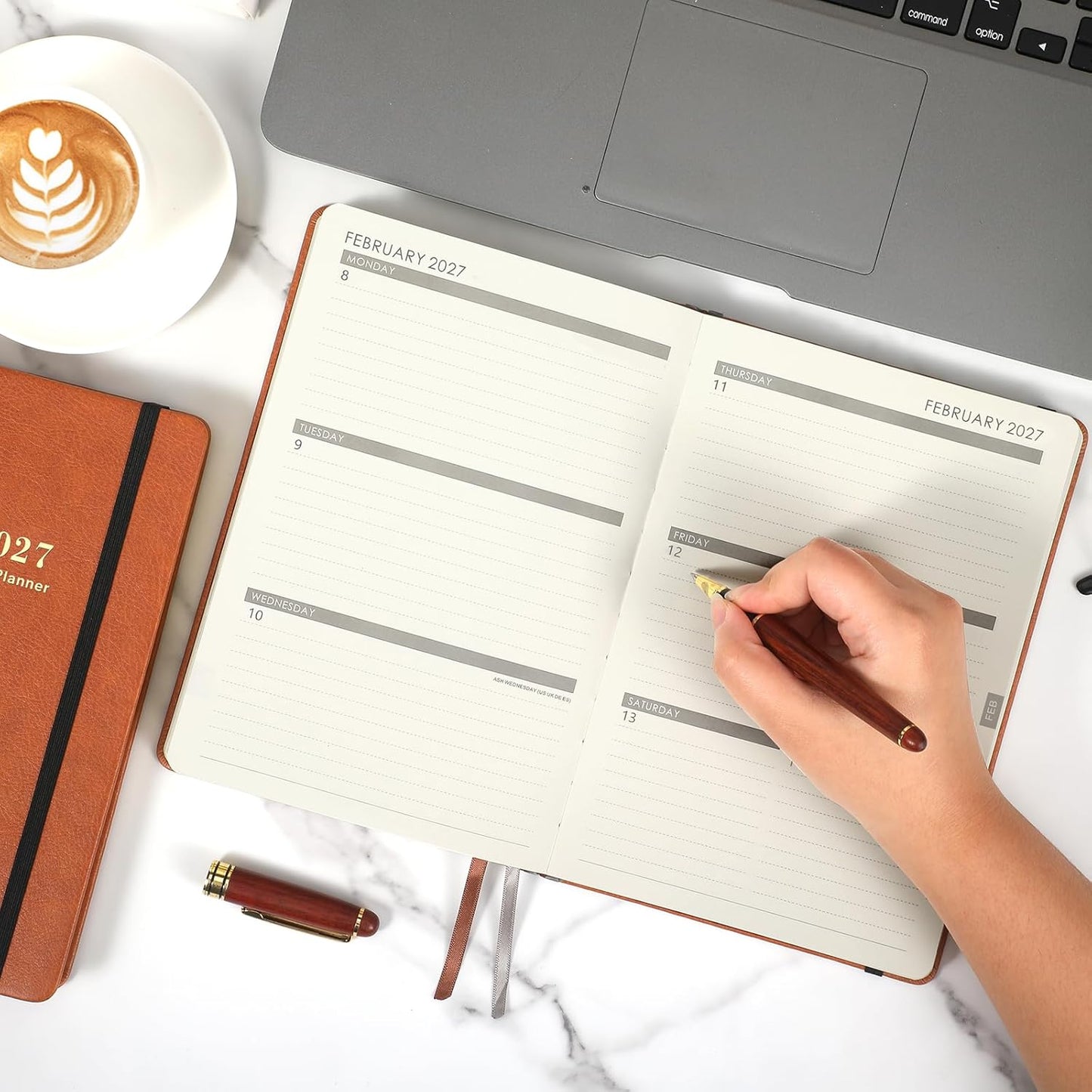 2026-2027 Planner - Planner 2026-2027 Weekly and Monthly with Stickers, JUL. 2026 - JUN. 2027, 5.75" X 8.25", Academic Calendar Planning with Premium Paper, Pen Holder, Inner Pocket and 44 Notes Pages
