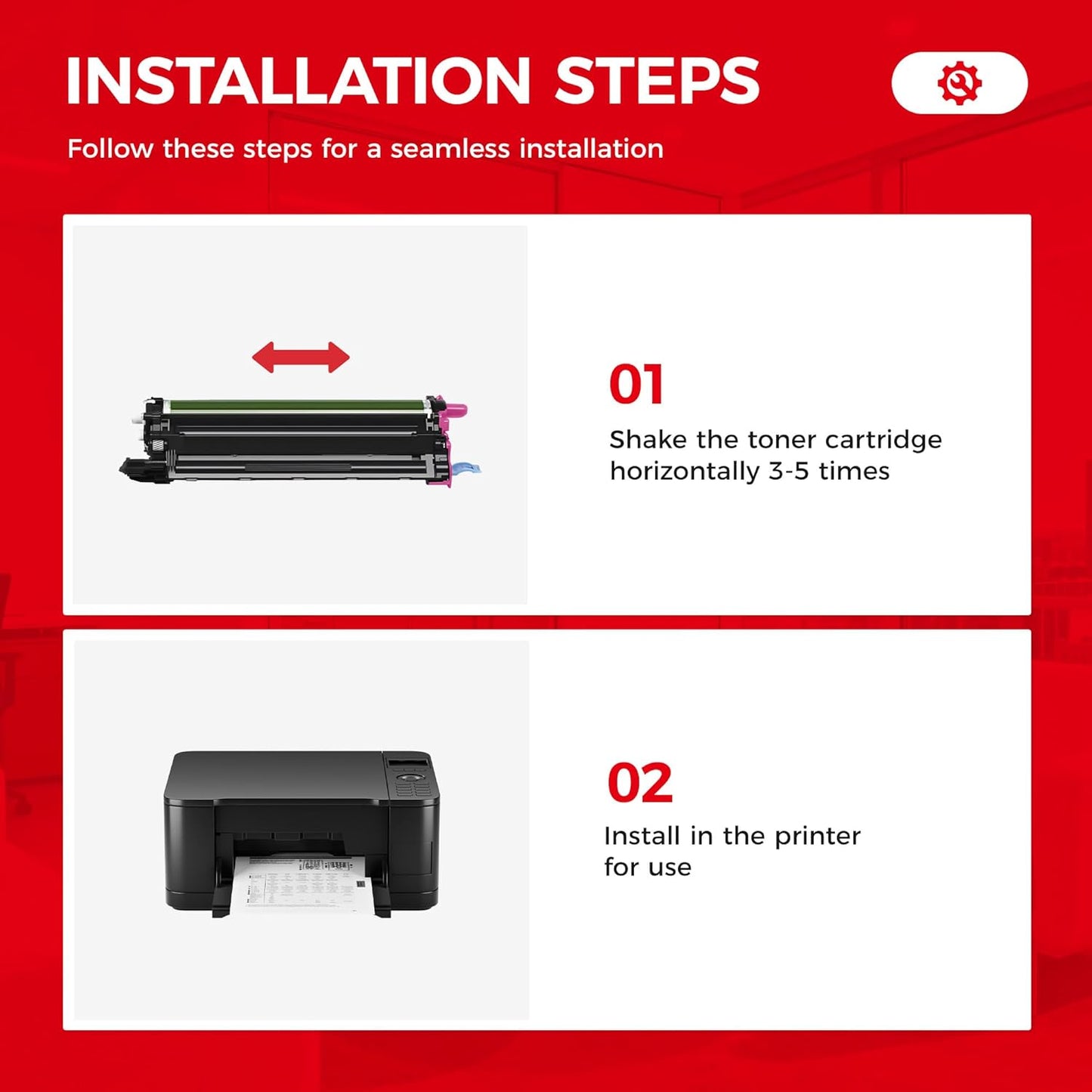 C600 C605 Drum Unit Set 4-Pack (Not Toner) Replacement for Xerox 108R01488 108R01487 108R01486 108R01485 Imaging Unit Compatible with Xerox Color VersaLink C600 C605 Printer Black Cyan Yellow Magenta