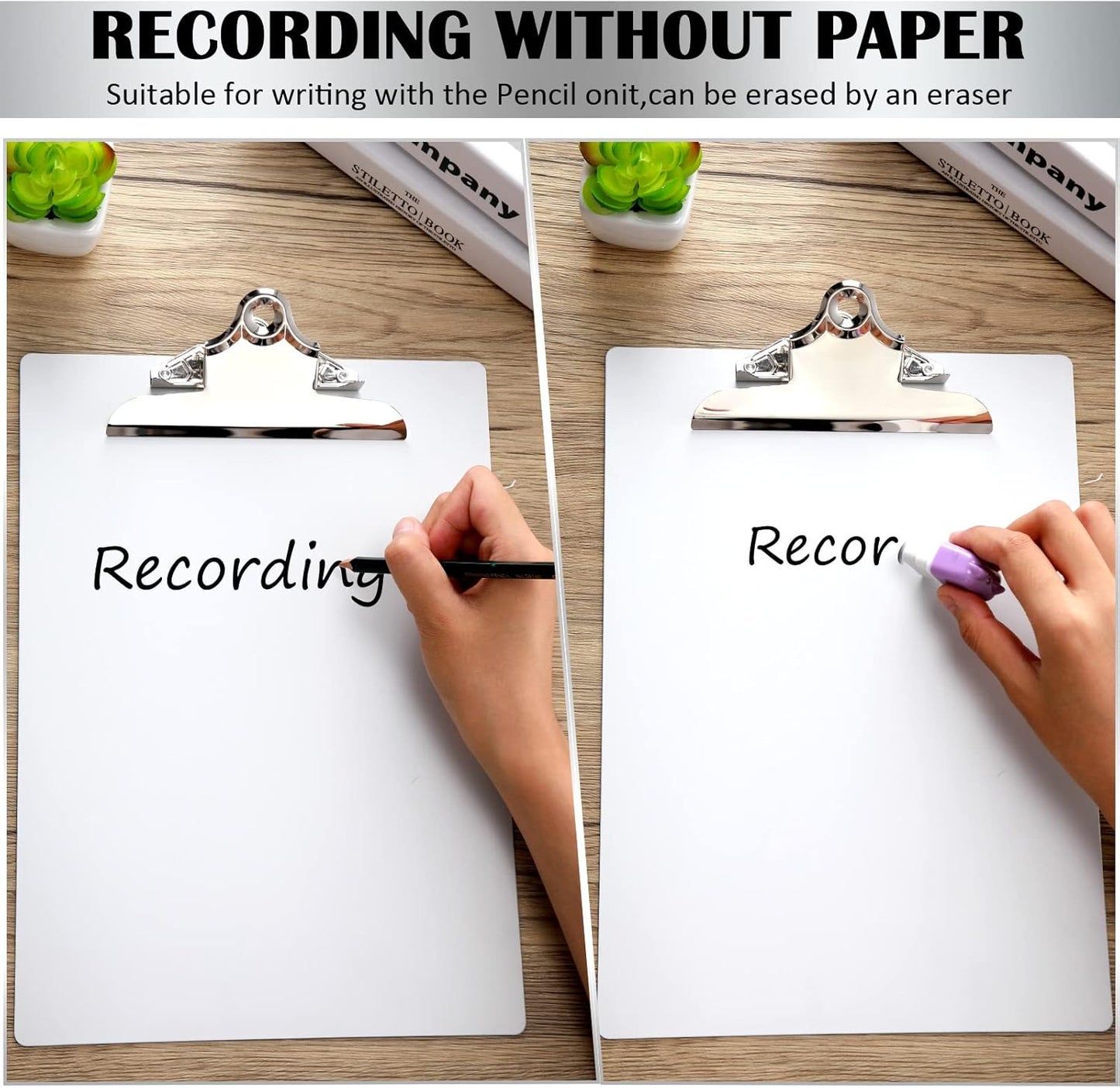 12 Pcs Metal Clipboard Heavy Duty Aluminum Clipboards 12 x 9 Inch Metal Clip Board with Low Profile Clip A4 Letter Size Document Holder for Office School Medical Jobsite Laboratory