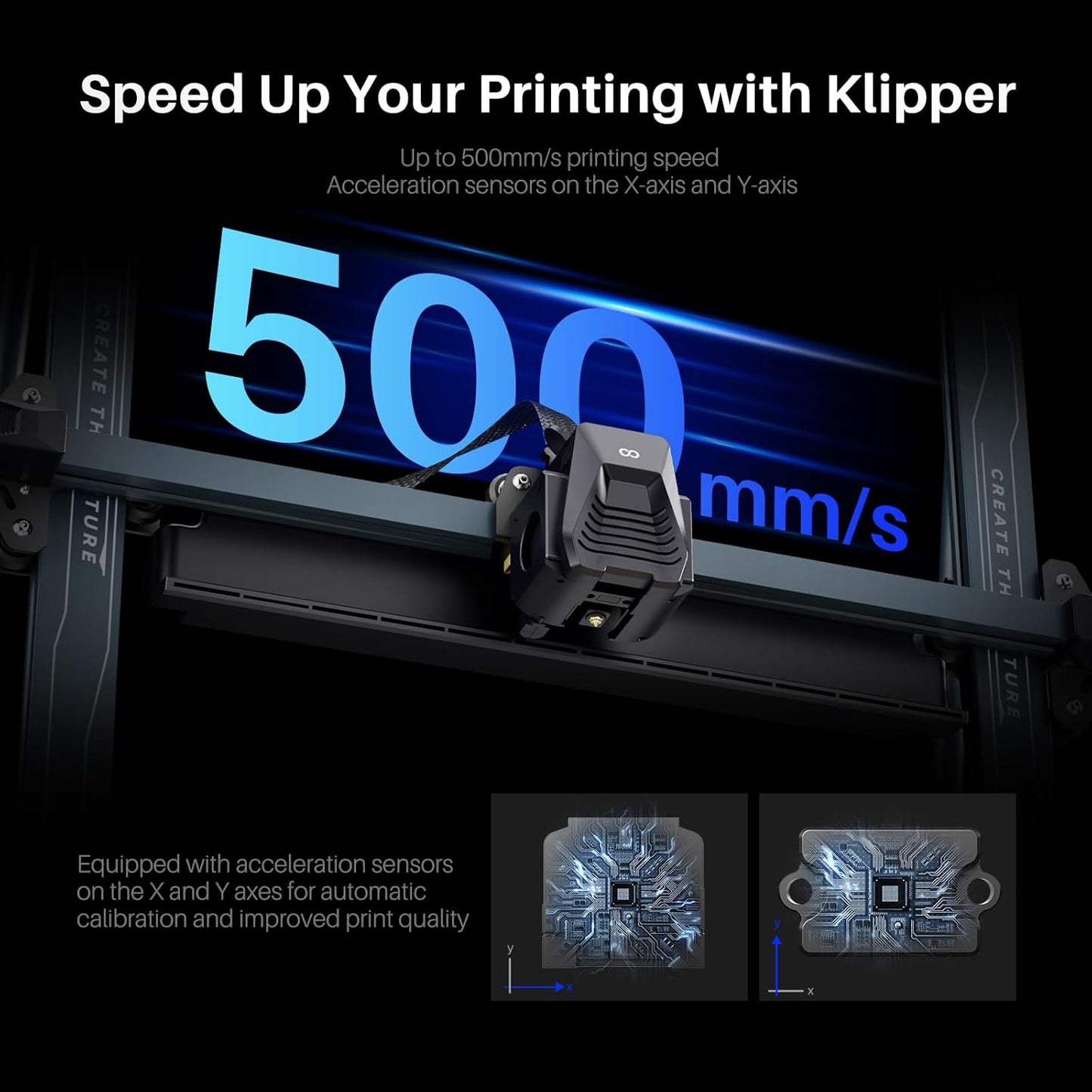 ELEGOO Neptune 4 Max 3D Printer, 500mm/s Fast Printing, Support 300°C Printing, Auto Leveling and Direct Drive Extruder, 420x420x480mm Large Build Volume - Lumora Desk