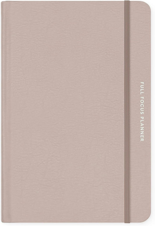 Full Focus Stone Leather Planner by Michael Hyatt - The #1 Daily Planner to Set Annual Goals, Increase Focus, Eliminate Overwhelm, and Achieve Your Biggest Goals - Hardcover