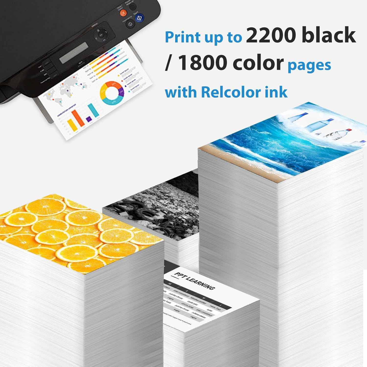 952XL Ink Cartridges Black Color Combo Pack for HP 952 XL Printer OfficeJet 7740 HP952 HP952XL for 8710 8720 8715 8210 8740 8702 8725 7720 8730 8700 8200 8216 8714 8745 8728 (Chip Version-C74)