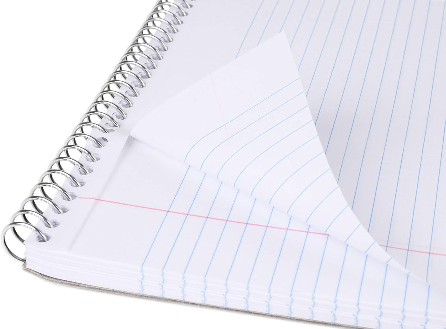 Mintra Office TOP BOUND Durable Spiral Notebooks (Orange, College Ruled 3pk)