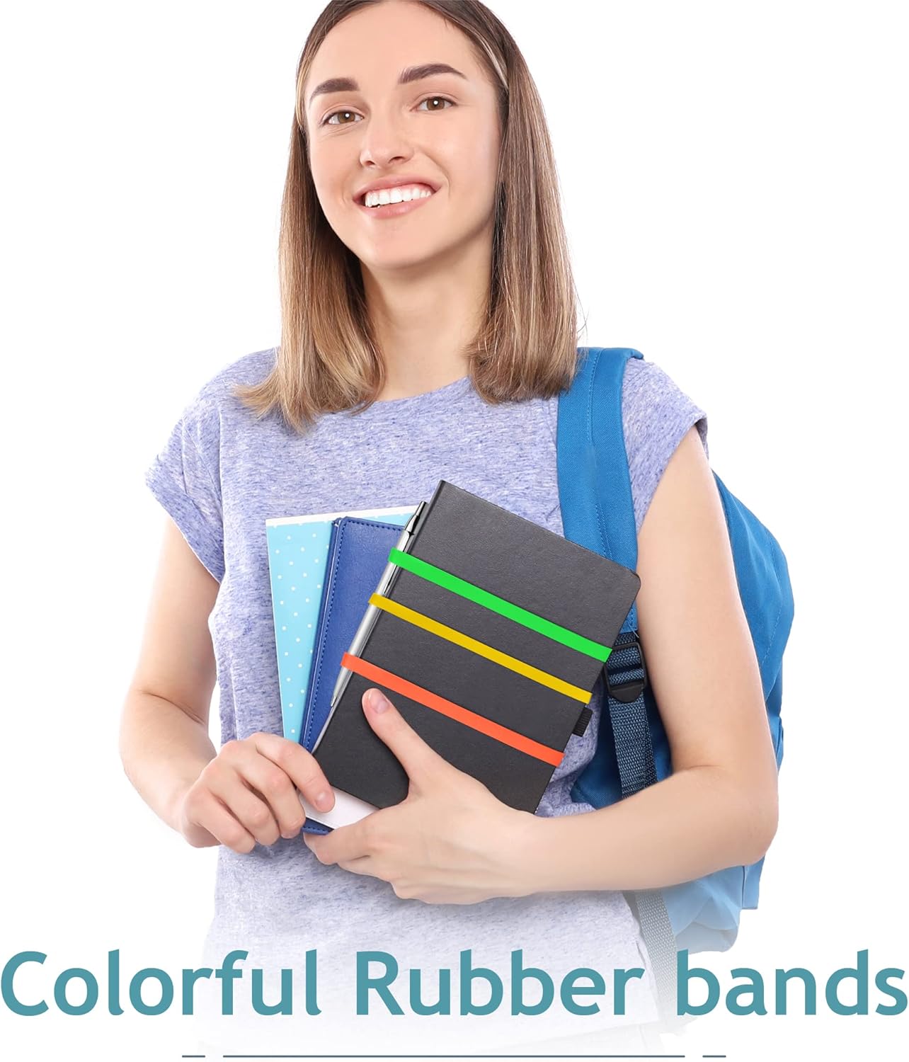 High Quality Rubber Bands Size 33, 1/2 lb (300) Thick Colored Rubber Bands