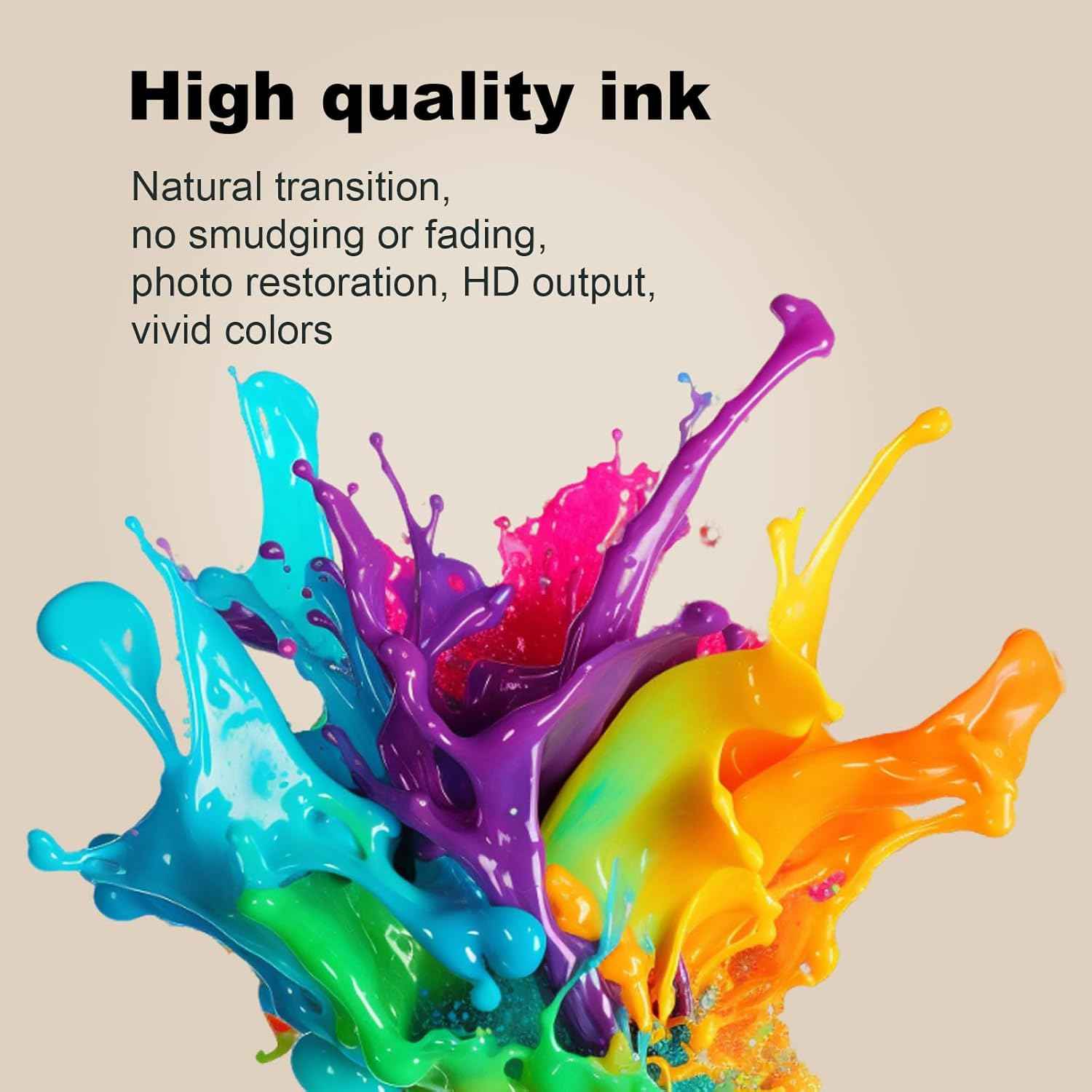High Yield 728 XL 728XL Ink Tank Replacement Set for HP 728 Ink Cartridges for DesignJet T730 T830 MFP Large Format Plotter Printer F9J68A F9K17A F9K16A F9K15A (4 Pack, BK, C, M, Y)