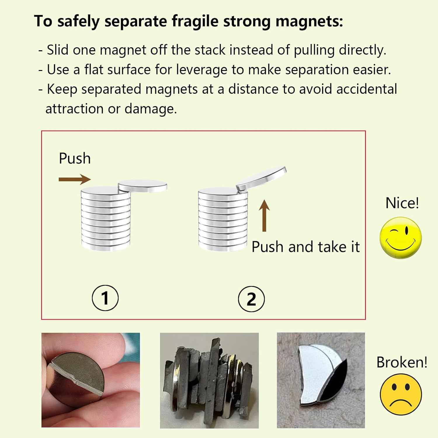 Strong Neodymium Disc Magnet, 3/4" D x 1/8" H - 20 Pack, Powerful N42 Rare Earth Magnets Decorative Round Fridge Magnets,Small Refrigerator Magnet for Whiteboard,Locker,DIY Building Scientific