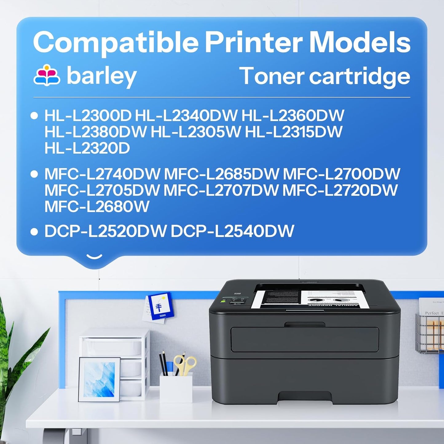 TN630 TN-630 Toner Cartridge Compatible TN630 TN-630 Replacement for Brother TN630 TN-630 Black Toner Cartridge HL-L2300D HL-L2305W HL-L2380DW DCP-L2540DW (2 Pack)