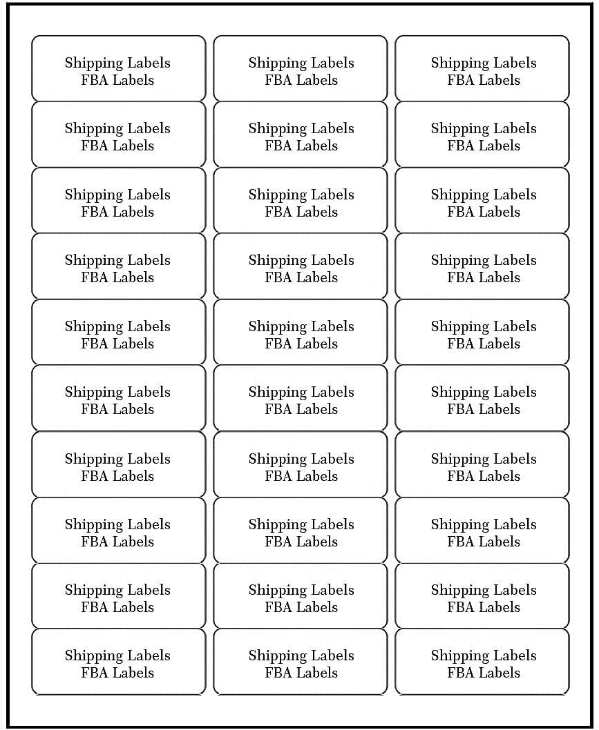 Address Labels for Inkjet Printers 1" x 2-5/8", Pack of 6000 Labels - Lumora Desk