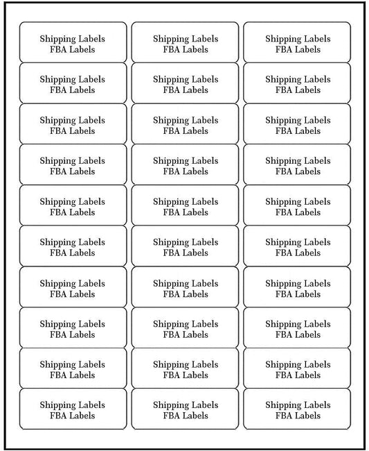 Address Labels for Inkjet Printers 1" x 2-5/8", Pack of 6000 Labels - Lumora Desk
