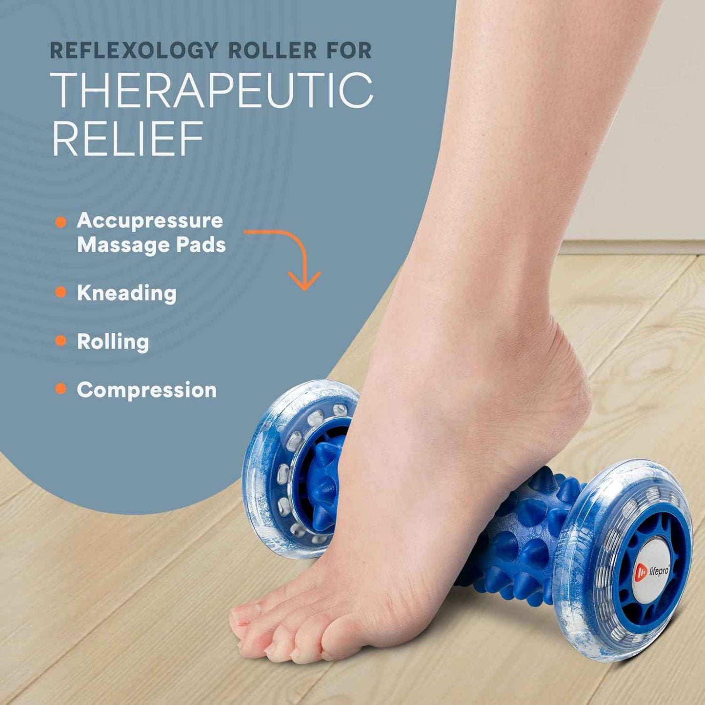 LifePro Shiatsu Foot Massager with Heat, Foot Massager with Heat for Plantar Fasciitis, Remote Control, Deep Kneading for Leg, Calf, Feet, Ankle with Free Roller Gifts for Mom Dad