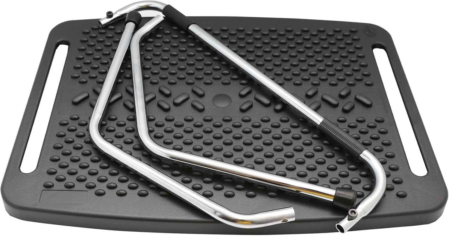 Under The Desk Ergonomic Tilt Adjustable Foot Rest Metal Support with Massage Textured SY-ACC65065