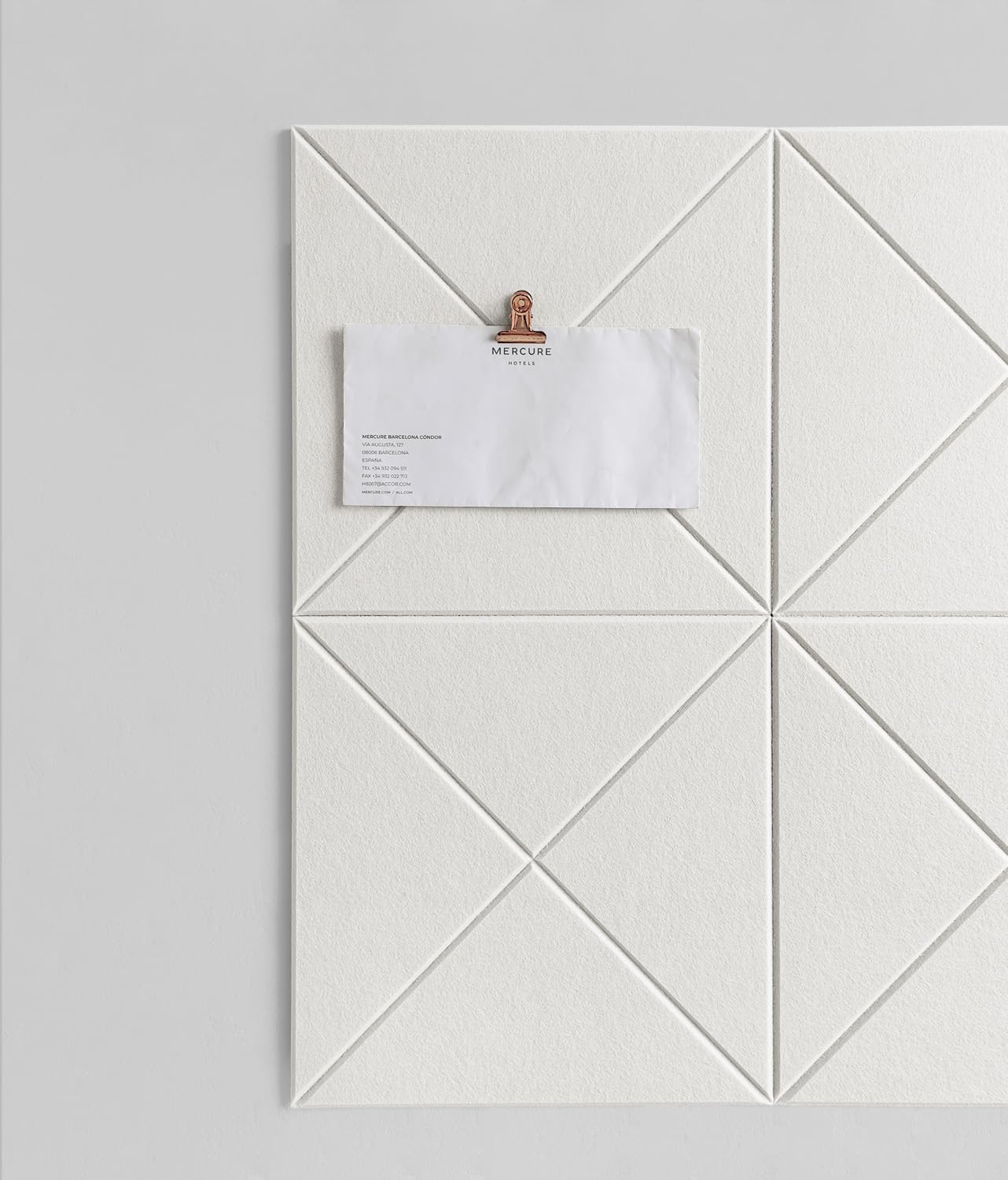 Cork Board 24 x36 Alternative - 6 Pack Felt Wall Tiles with Safe Removable Adhesive Tabs, Cork Boards for Walls for Home Office Pin Board Tack Board Bulletin Board - Warm White