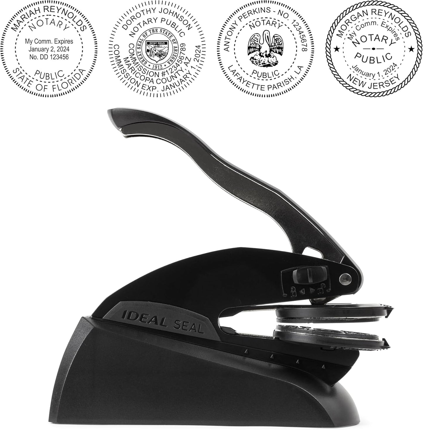 Michigan Round Notary Embosser | Official State Embosser | Official Seals | Meets State Specifications (Michigan, Round Embosser)