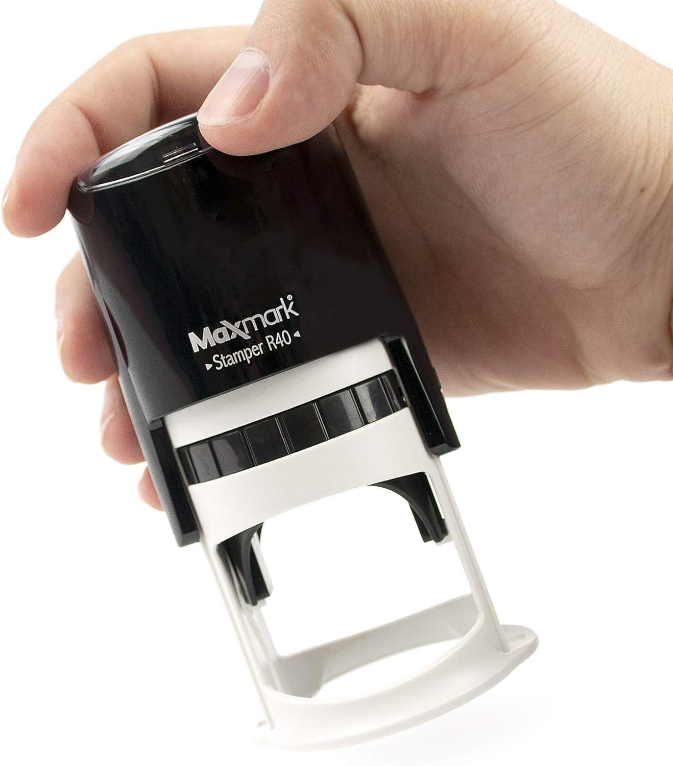 Round Notary Stamp for State of Pennsylvania- Self Inking Stamp - Top Brand Unit with Bottom Locking Cover for Longer Lasting Stamp - 5 Year Warranty