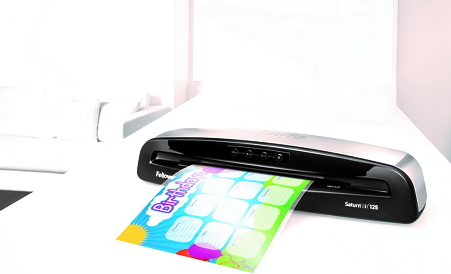 Fellowes Callisto 125 Laminator, 12.5-Inch (57291), Silver/Black