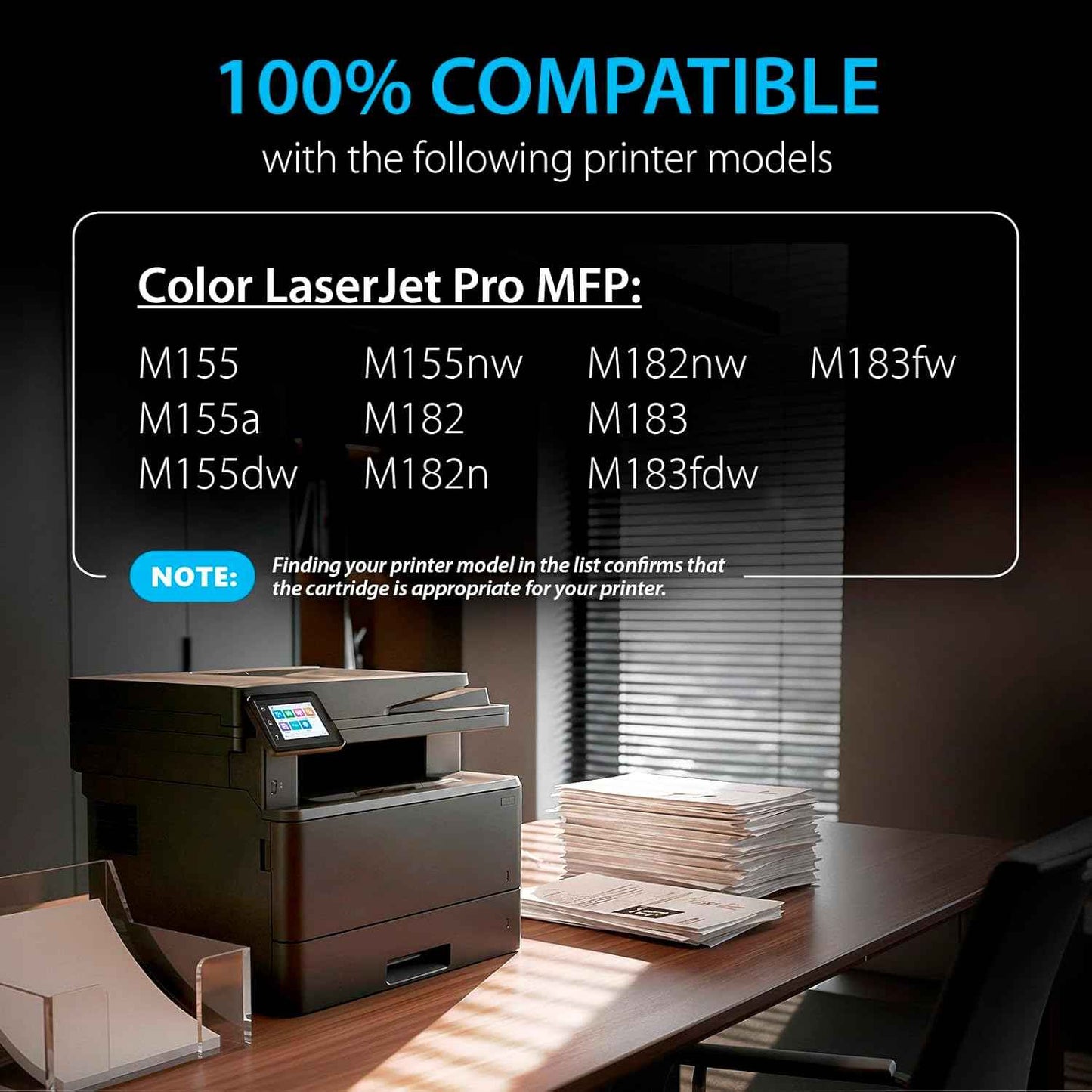 Smart Ink Compatible 215A Toner Cartridge Replacement for HP 215A 215 A with Built-in Chip (4 Pack) to use with Color LaserJet Pro MFP M183fw M182n M182nw M155a M155nw (Black Cyan Magenta Yellow)