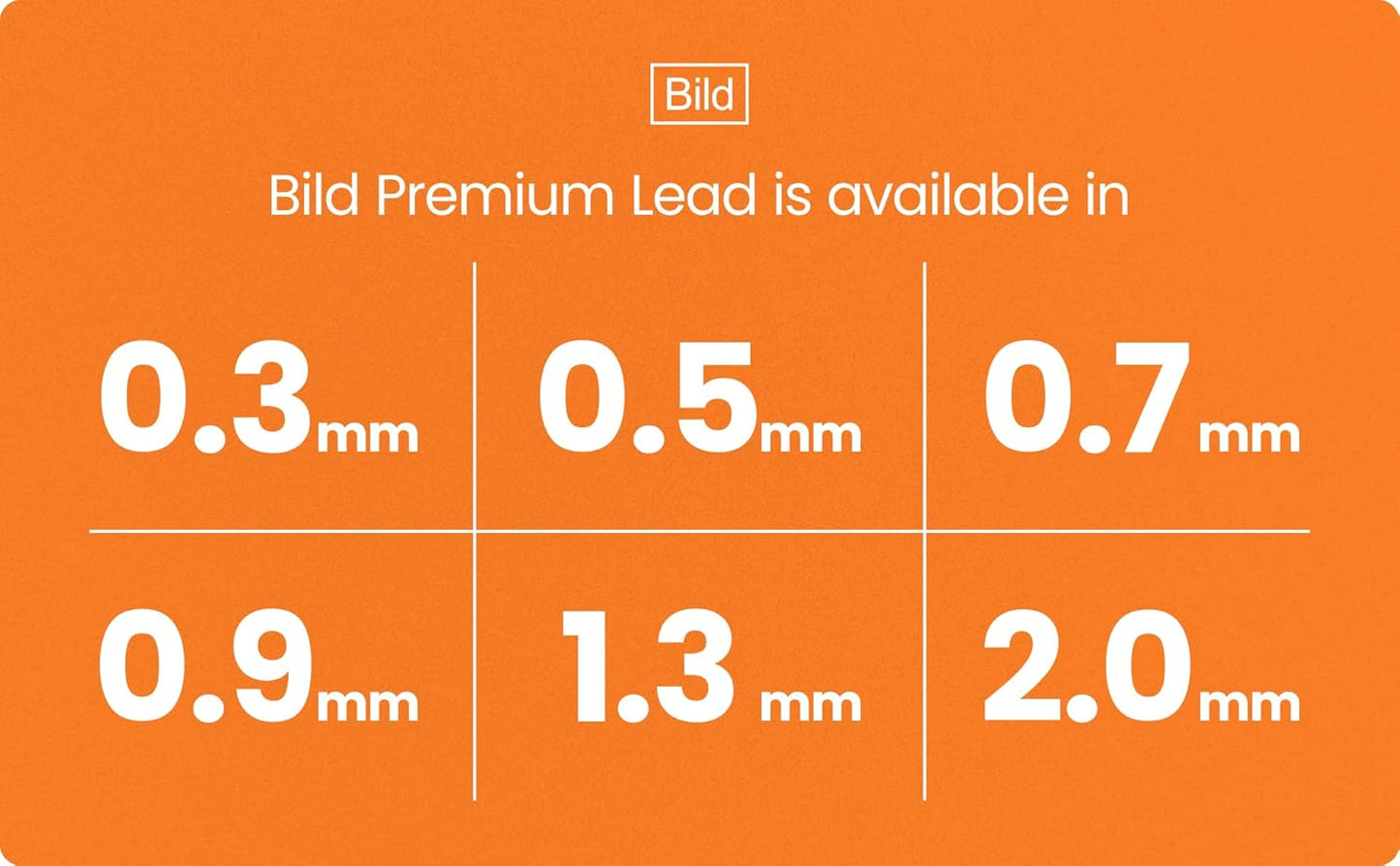 Bild Premium Mechanical Pencil Lead Refills (2B, 0.9 mm)
